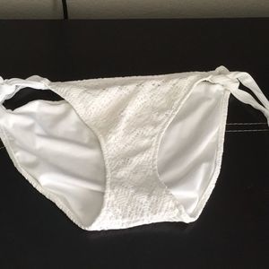 NWOT Victoria Secret Swim  Bikini Bottoms White